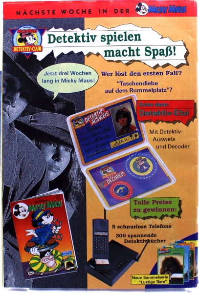 Walt Disneys Micky Maus Comic Nr. 45 (1992): Donald Duck - der Zornnickel von Ehapa